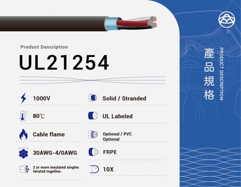 UL21254 多芯电缆线